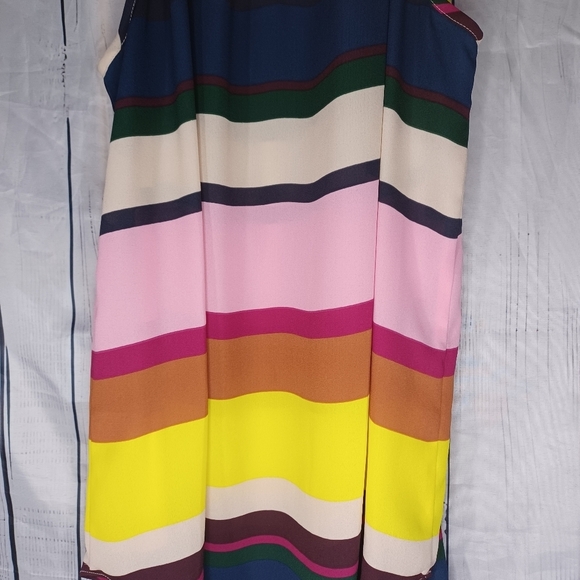 Violet And Claire Colorful Striped Sleeveless Top - Picture 8 of 9
